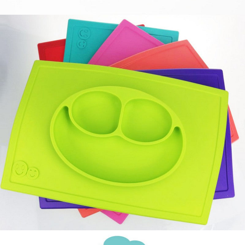 One-Piece Silicone Placemat + Plate