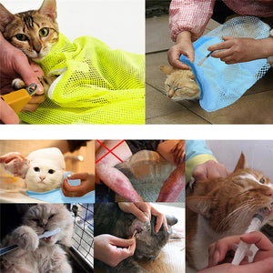 Multifunctional Cat Grooming and Bath Bag