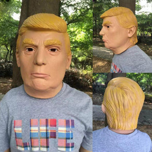 Donald Trump & Hillary Clinton Costume Mask - Realistic Latex