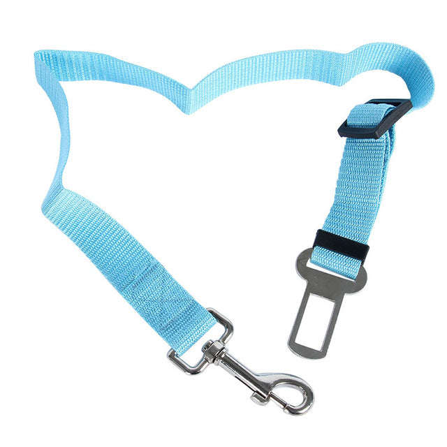 Dog or Pet Car Safety Seat Belt Harness Restraint Lead Adjustable Travel Clip