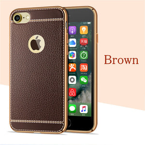 Grain Luxury Plating iPhone Case For iPhone