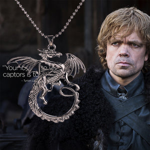 Game of Thrones Targaryen Dragon Necklace & Pendant