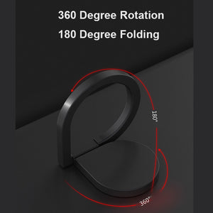 Magnetic All Metal Finger Ring Stand Holder 360 Rotating Mount Universal for Smartphones