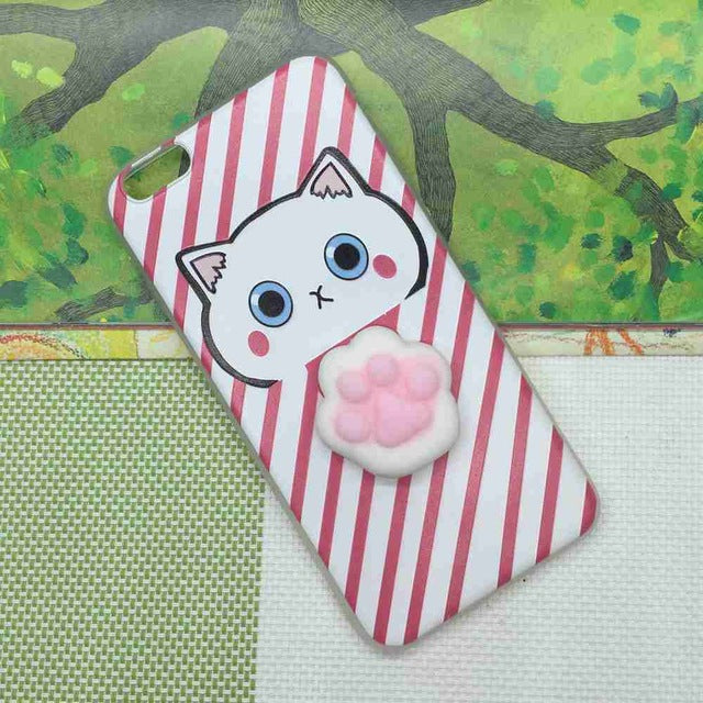 3D SQUISHY CAT, BUNNY AND POLAR BEAR PHONE CASES